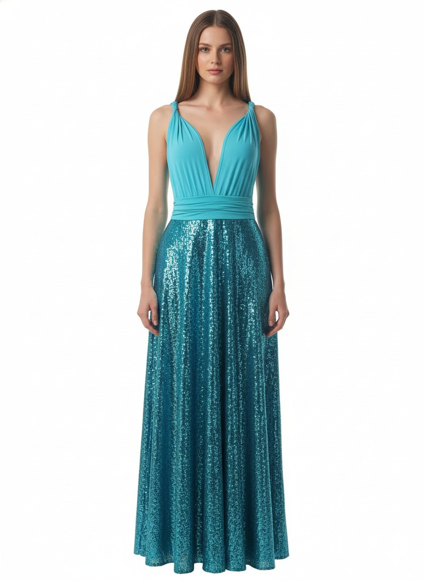 Convertible Sequin Dresses
