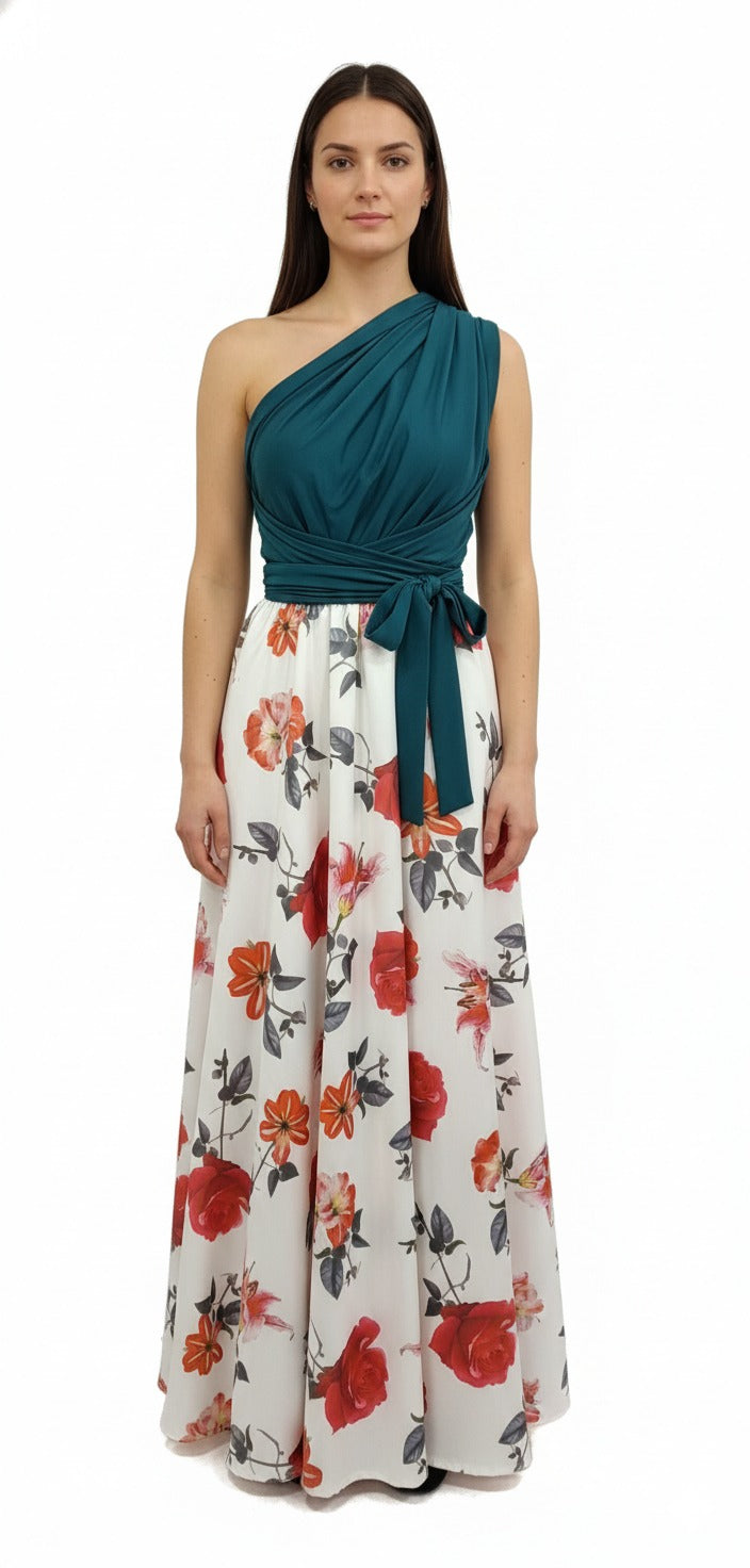 Vestidos Convertibles Estampado Flores