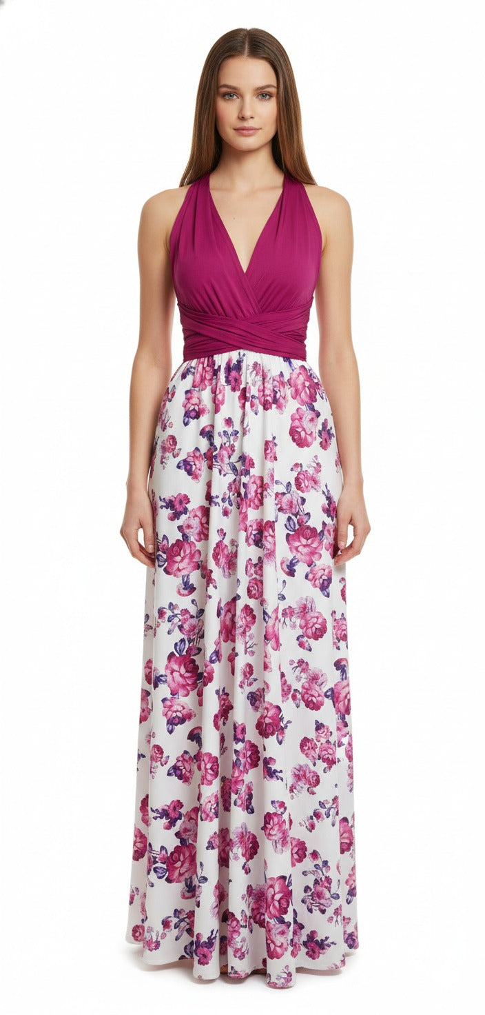 Vestidos Convertibles Estampado Flores