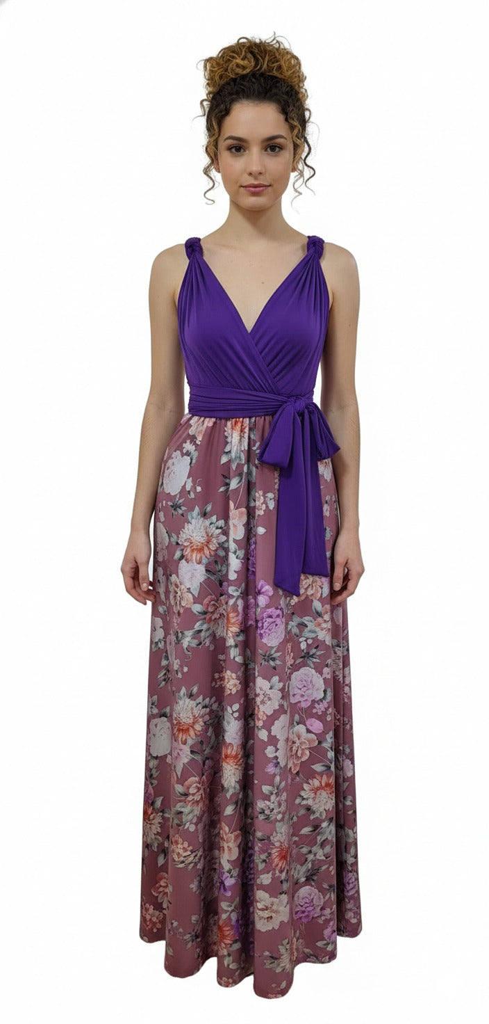 Vestidos Convertibles Estampado Flores