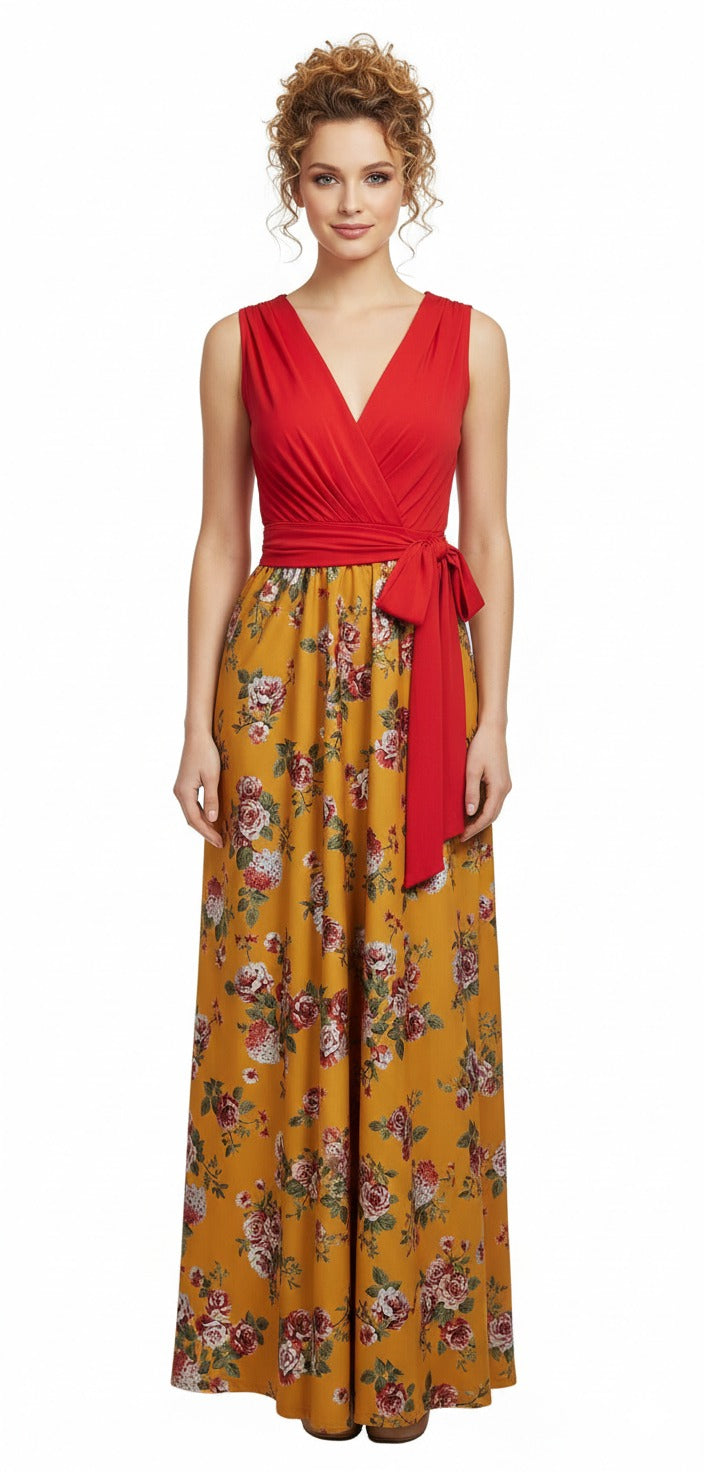 Vestidos Convertibles Estampado Flores