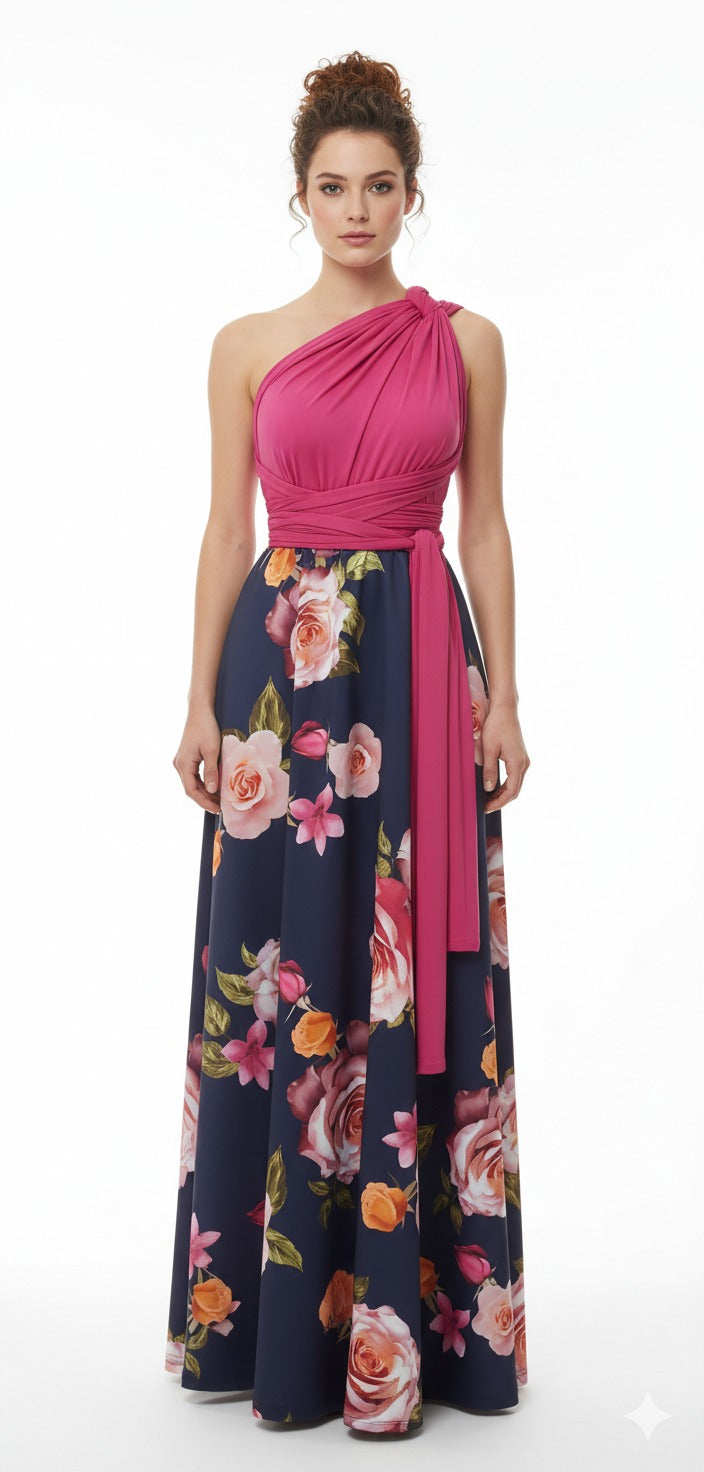 Vestidos Convertibles Estampado Flores