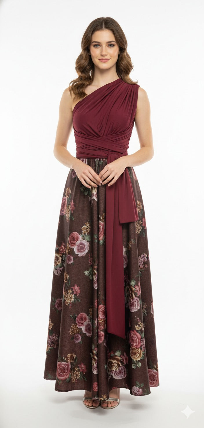 Vestidos Convertibles Estampado Flores